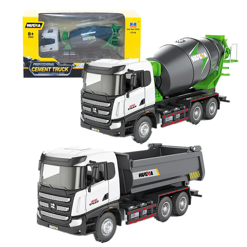 

Huina 1: 50 Cars Trucks Model Diecast Simulation Alloy Loading Vehicle Minxer Truck Construction Engineering Vehicle Kids Toy