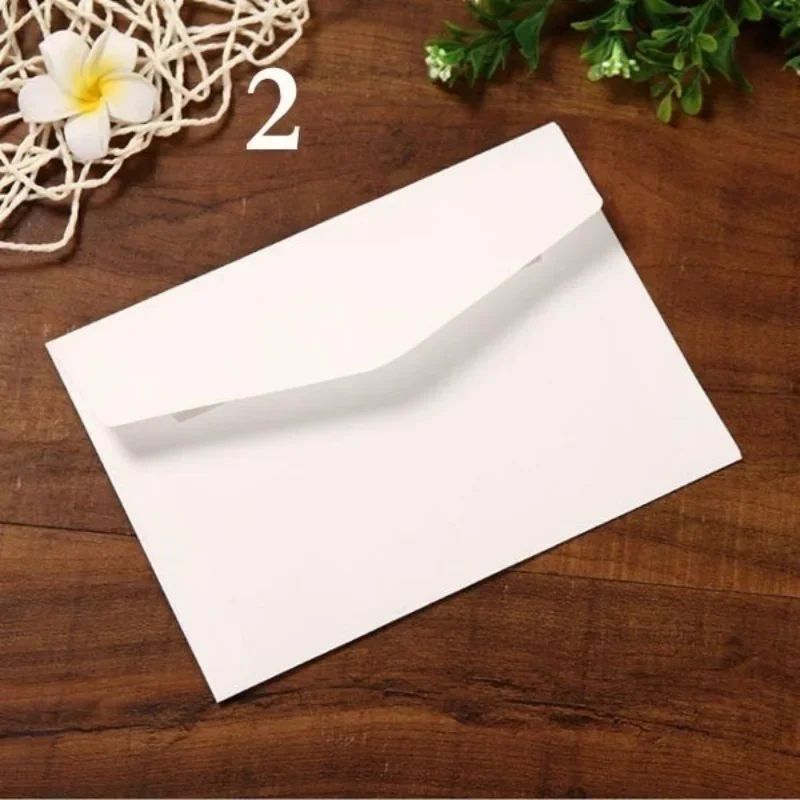 10pcs Black and White Kraft Paper Envelopes Blank Paper Retro European Style Card Postcard Gift Korean Stationery Paper