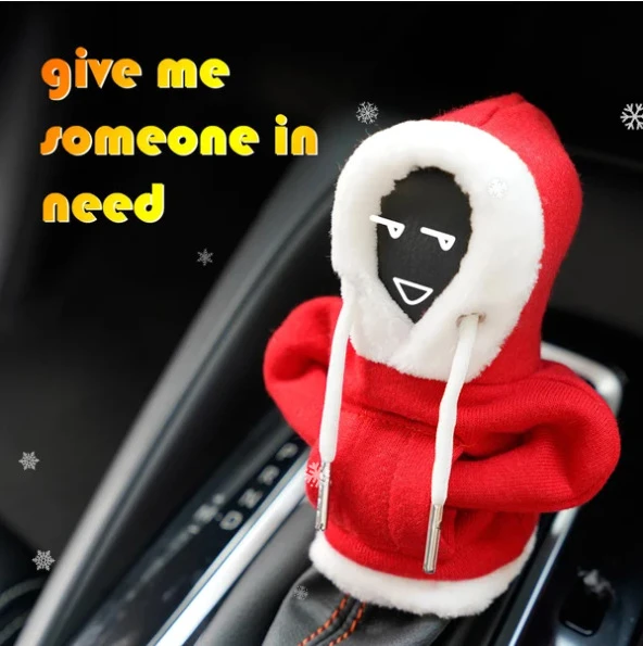 10/5/1pcs Wholesale Christmas Decoration Car Hoodie Gear Shift Cover  Fashion Gearshift Car Gear Shift Cover Manual Gear Cover - AliExpress