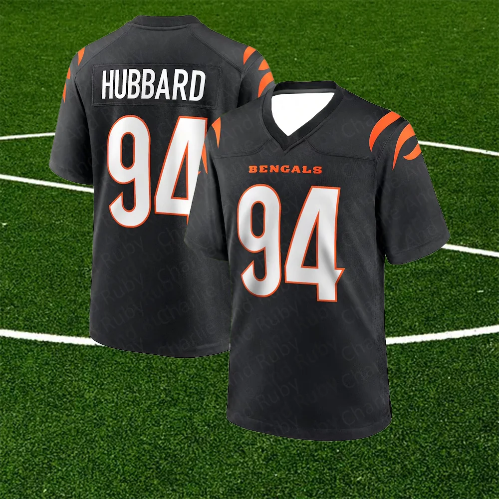 Black Jersey No. 1/9/94 Classic Summer Short-Sleeved Outdoorray Joe Burrow Ja'marr Chase Sam Hubbard Cincinnati Bengals Top 3