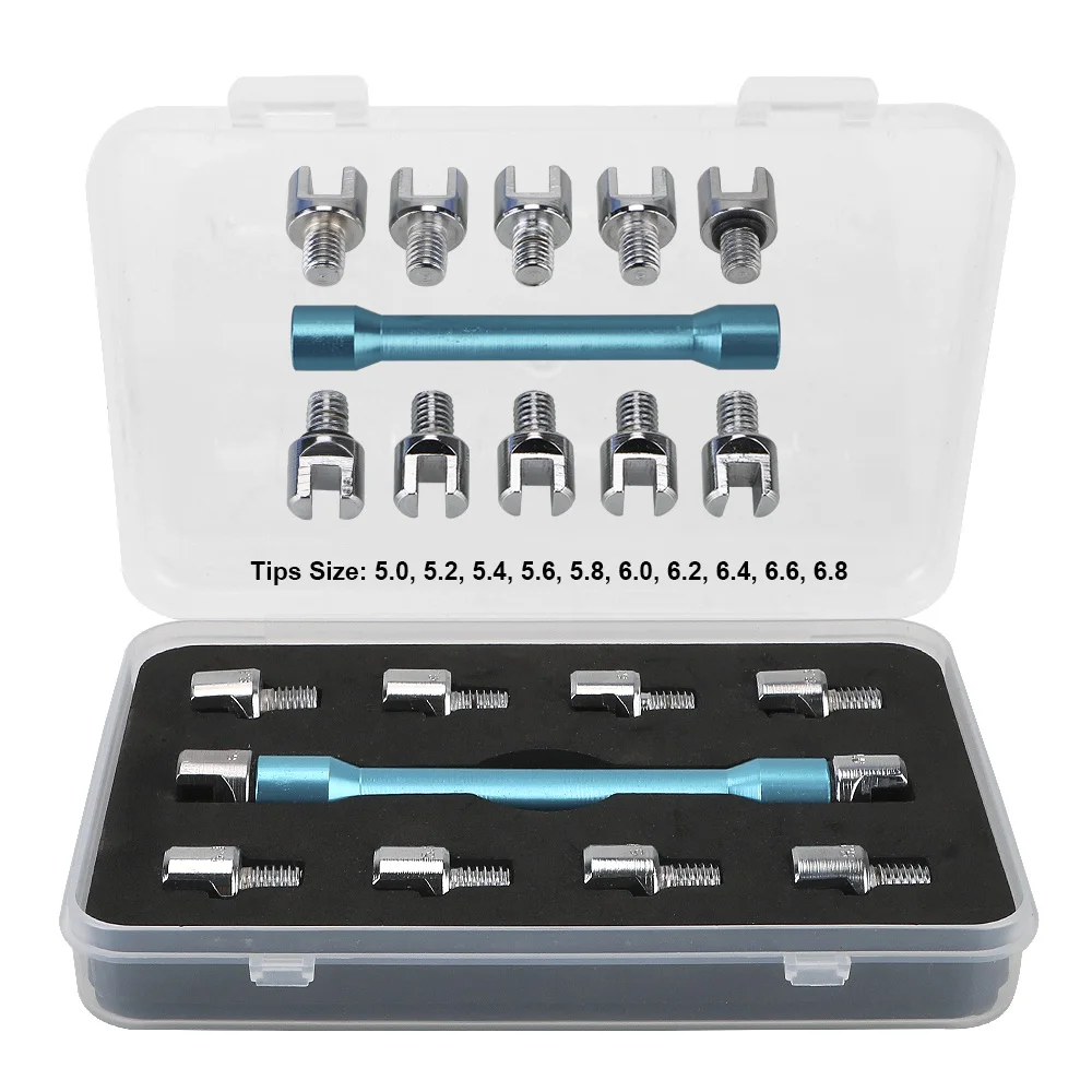 Motorcycle Spoke Wrench Set Adjusting Spoke Tension Handle Repair Tool