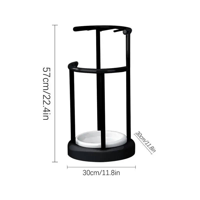 Indoor Umbrella Stand Umbrella Rack Stand With A Drain Tray Space Saving Basket Stable Organizer For Outdoor