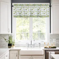 ZEDLIYU Valances for Windows Kitchen Living Room Small Window  Bedroom  Room Decor Valance Lemon 1 Panel 2