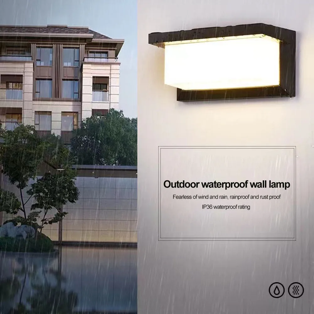 Modern Outdoor Lights LED Indoor Wall Lights 14W Wall Light Fixture for Living Room Bedroom Hallway Corridor Porch