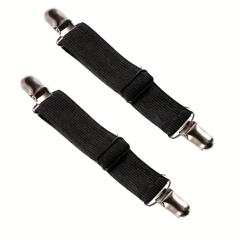 조절 가능한 레깅스 클립 스웨터 클립 브로치 주름진 탄성 밴드 가디건 클립 DIY 버클 액세서리 부츠 미끄럼 방지 스트랩