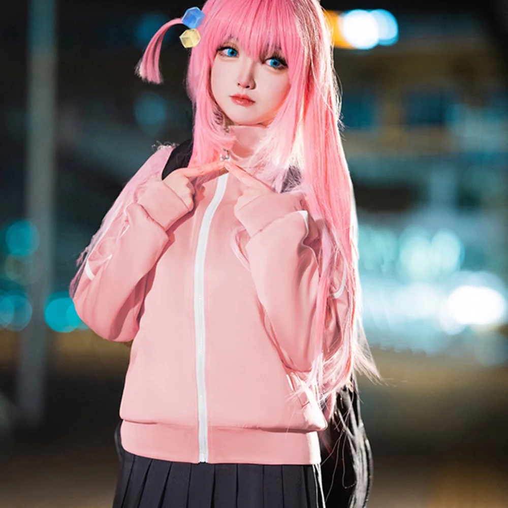

Anime BOCCHI THE ROCK! Gotou Hitori Hoodie Casual Sweatshirt Cosplay Springs Autumn Unisex