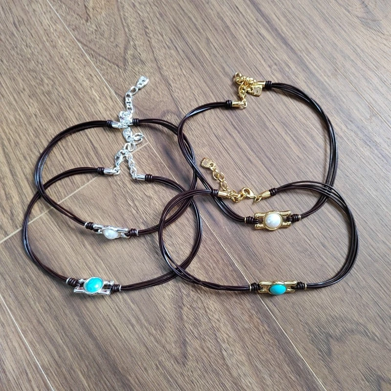 New UNOde50 2023 Fashion Electroplated 925 Gold Charm Knot Necklace Fashion Jewelry Jewelry Gift