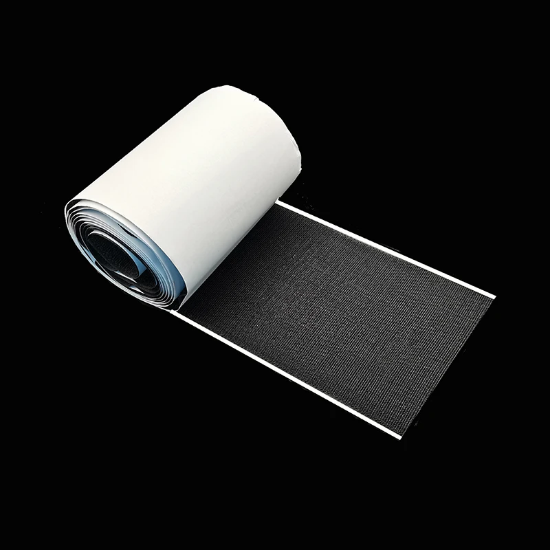 Description Picture 5 of item110mm Black white Strong self-adhesive fastener tape hook loop adhesive fastener tape gum strap sticker tape with glue for DIY