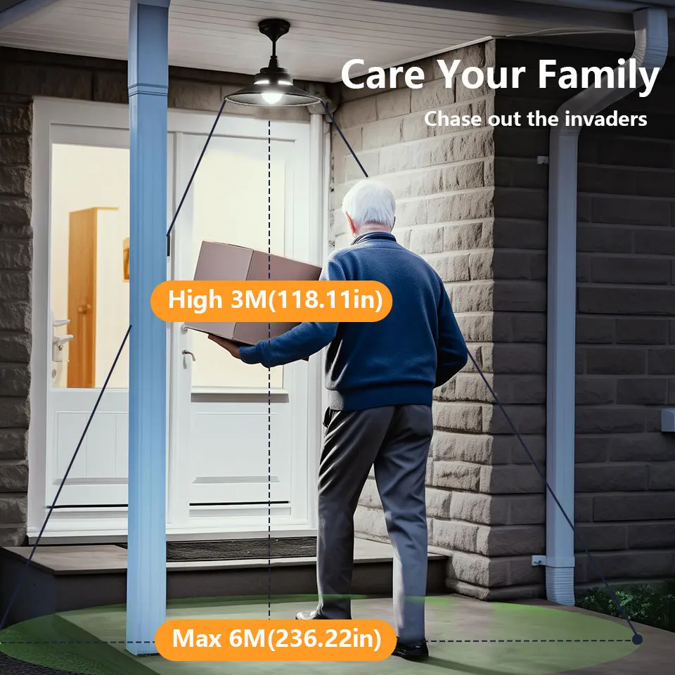 2PCS B22 Motion Sensor LED Bulb  LED Lamp  PIR Sensor Light Bulb Auto ON/OFF Night Light For Porch Stairs Garage Security Lights