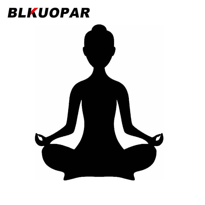 

BLKUOPAR Buddhist Zen Car Sticker Waterproof Occlusion Scratch JDM Decal Surfboard Windshield Motorcycle Car Door Protector