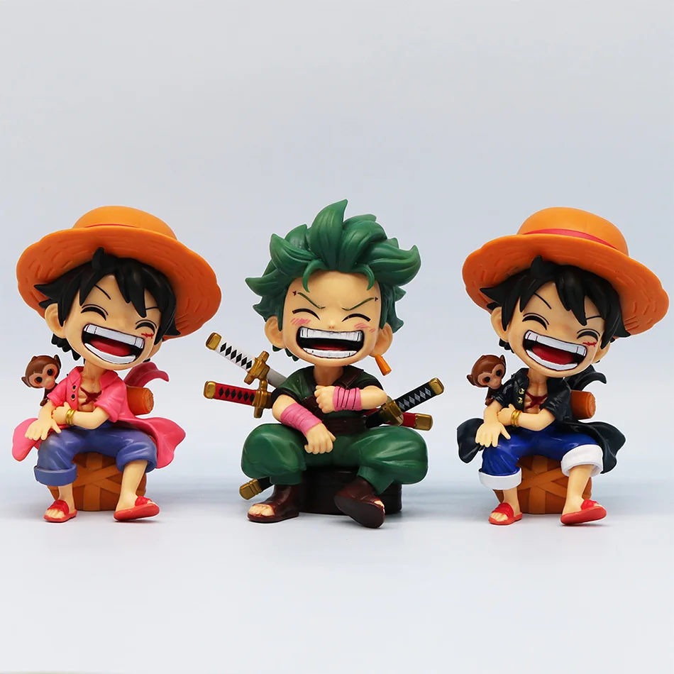 One Piece 13cm Anime Figure luffy GK Roronoa Zoro Manga Statue Action Figure Collection Model Kid Toy - Bilde 4