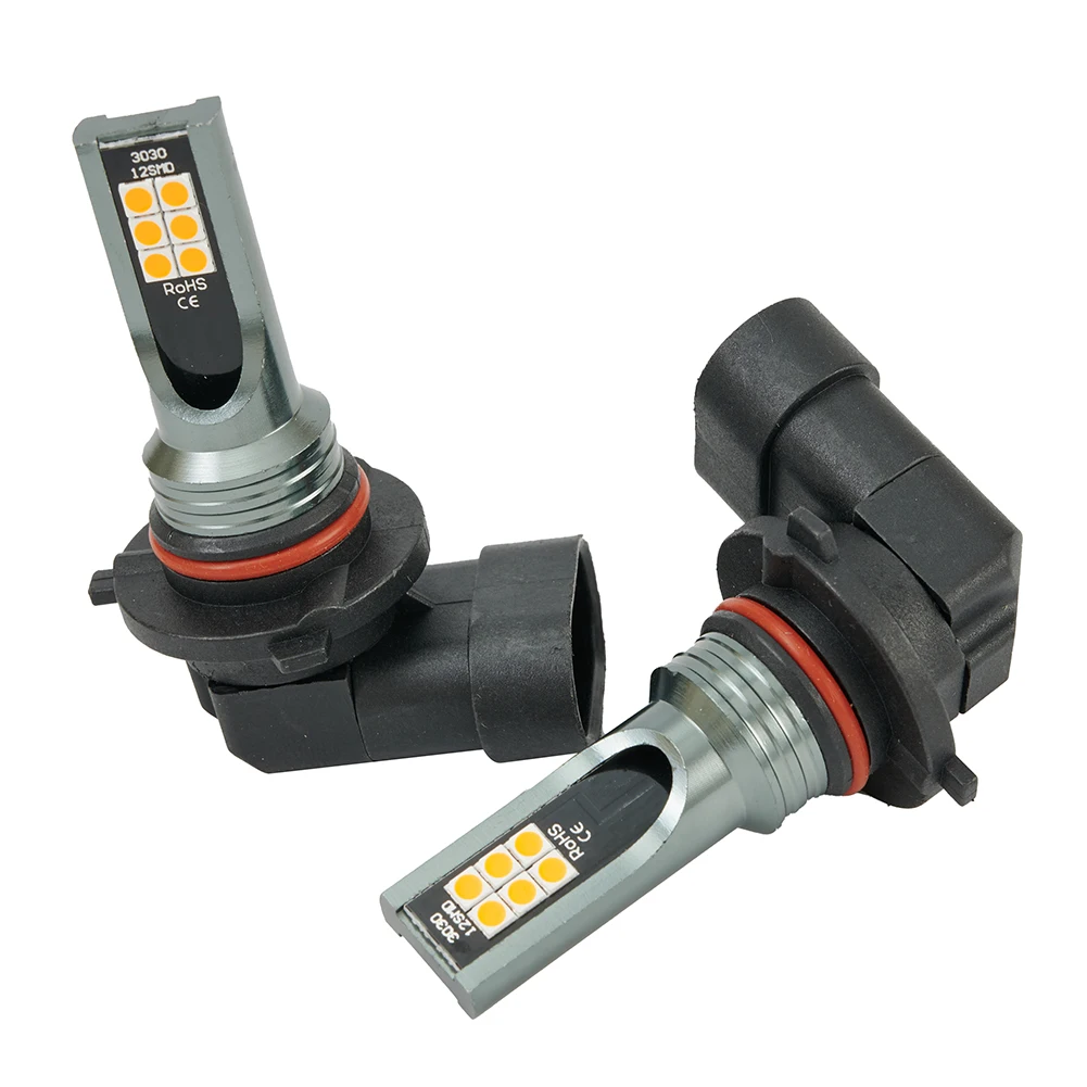 

2Pcs HB4 LED 9006 20000LM Led Car Headlight Bulb Diode Fog Lamps For Auto 3000K 12V 24V Golden Yellow Fog Lamp