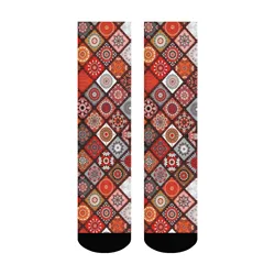 Bohemian Print Men's Comfortable Non - Slip Casual Socks - One Size (Color 2)