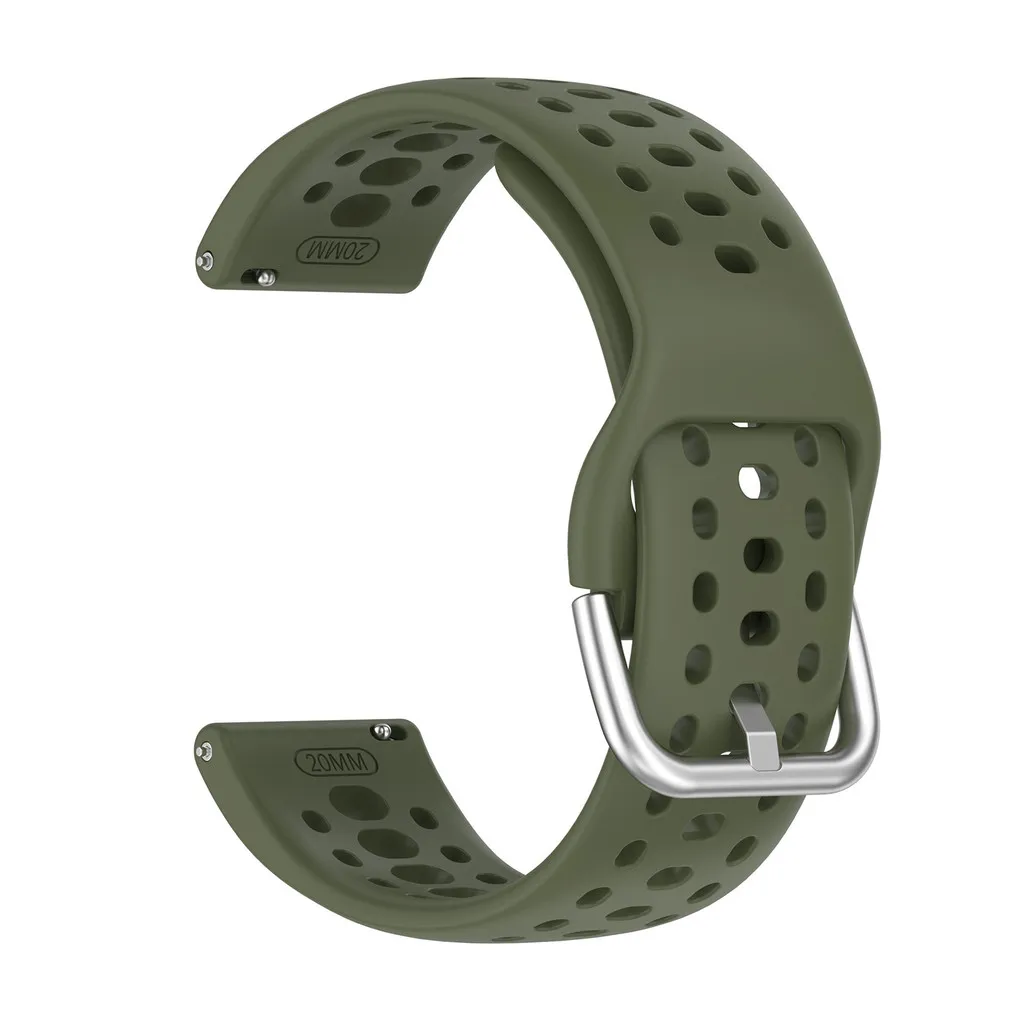 Women's Breathable Sport Silicone Watchband - Soft Replacement Strap