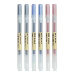 Colorful Kawaii Japanese Gel Pens - Set of 6/8, Assorted Ink for Office & School Stationery (0.5mm)
