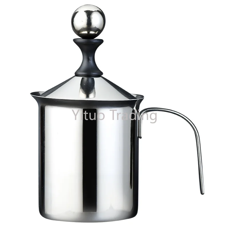 

50665 Coffee Milk Foaming Manual Milk Double-layer Filter Consumer and Commercial Milk Foaming Machine Tea Shop Equipment