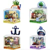 Spongebob Series Building Blocks Box Patrick Star Krusty Krab Squidward Tentacles Room Model Assembled Toy Ornaments kids Gift 1