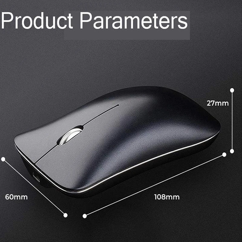 New Metal Bluetooth 5.0 USB Wireless Mouse Aluminum Alloy Rechargeable Mouse Bluetooth 5.0+ 3.0+2.4G Wireless Mouse Silent
