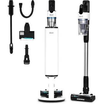 Cordless Vacuum with Auto-Empty Station, HyperPulse Technology, Anti-Tangle Brush, 5-Stage Filtration, HEPA Filter, Up to 7 1