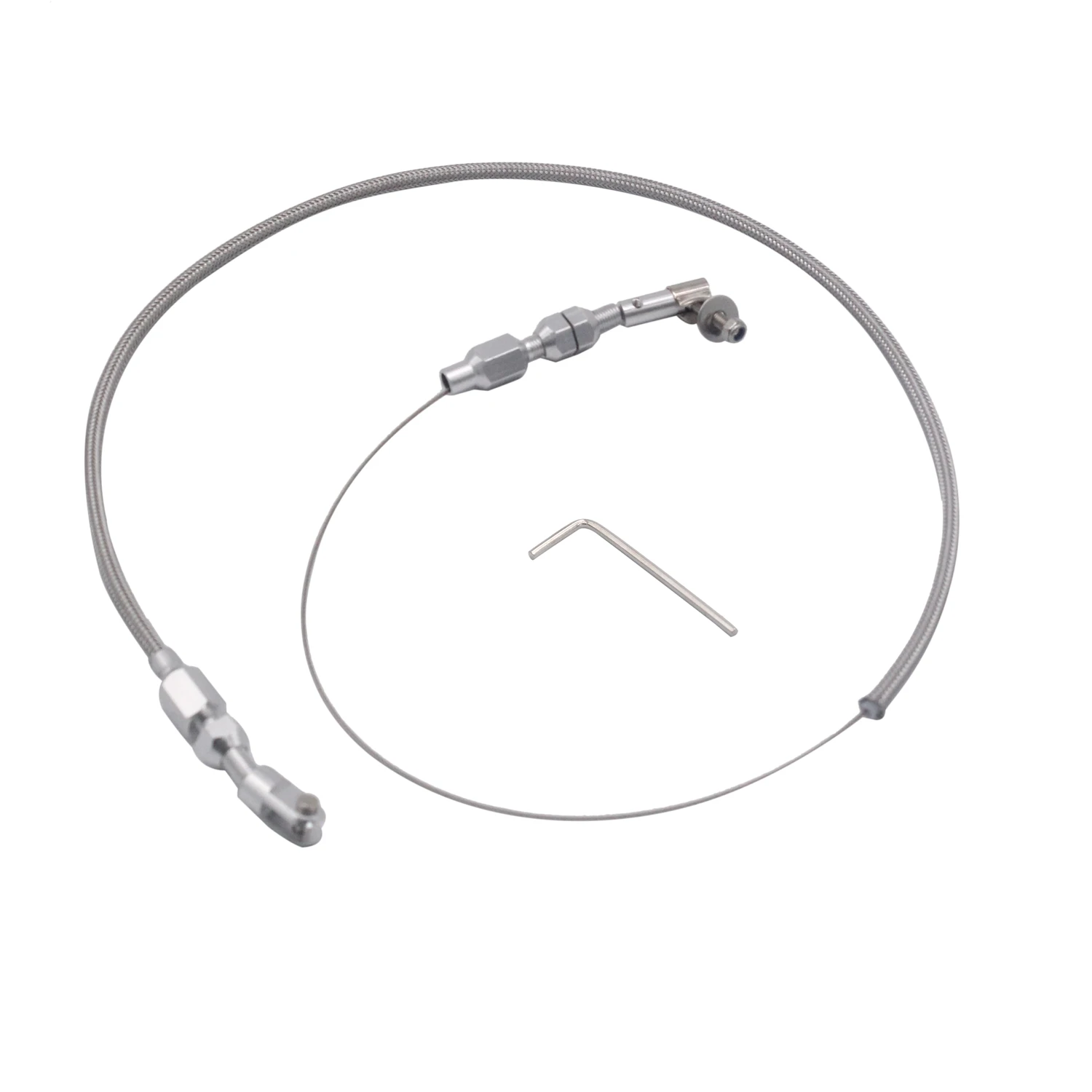 24 Inch Throttle Cable Braided Stainless Steel Universal Accelerator for Mopar Ford GM Chevrolet