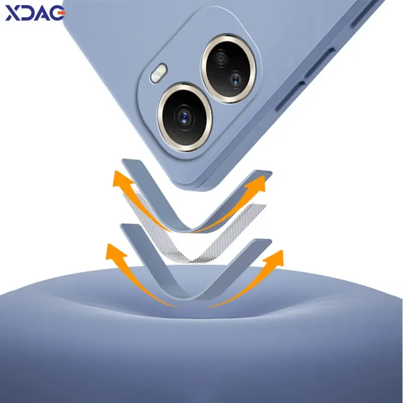 Cover Trasparente HAOYE Per Huawei Nova 10 Pro – Bordo Colorato, TPU + PC, Antiurto, Nero