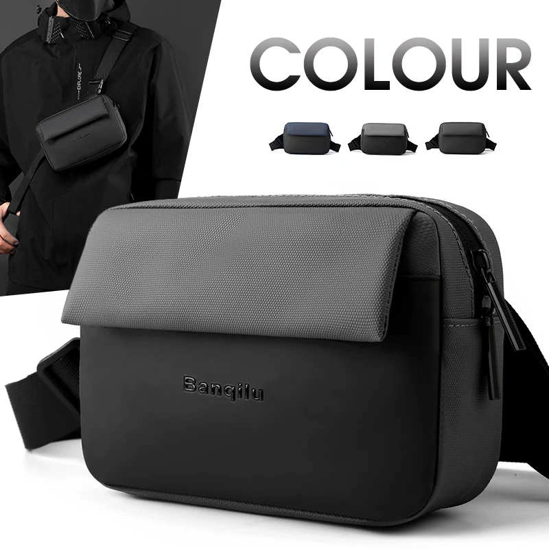

Высококачественные нейлоновые Мужские поясные сумки 2023, модная трендовая сумка через плечо для мужчин, дорожная сумка для хранения телефона, нагрудная сумка