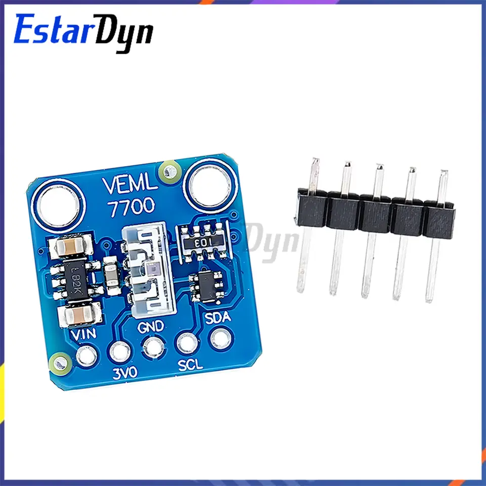 VEML7700 High Precision Ambient Light Sensor 120k Lux, I2C Interface, 3.3V/5V for ESP32 image 6