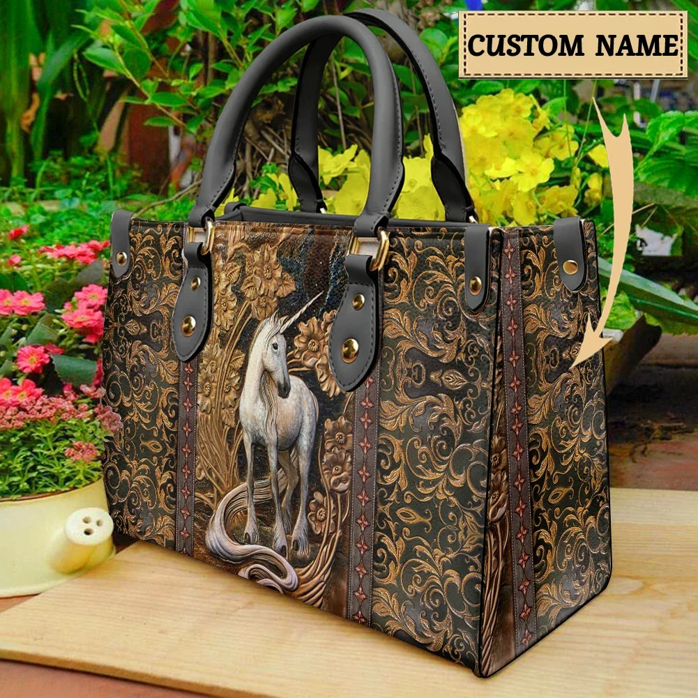 

Women Tote Running Horse Vintage Brand Designer Cross Body Bags for Female Women Luxury PU Leather Girls Handbags Bolsa Mujer