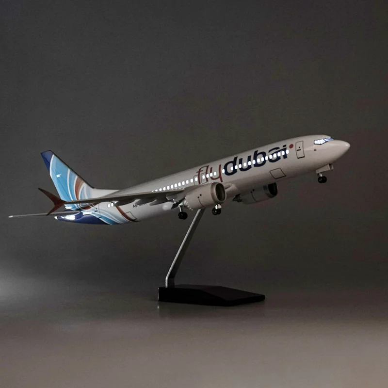 5/1…★ドバイ Boeing-737-Max/ 1/85=約47cmBIG 1/85 Scale 47CM Airplane 737MAX B737 MAX Aircraft Fly Dubai