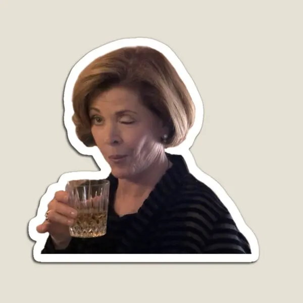 

Магнитные наклейки-подставки Lucille Bluth Wink для детской холодильника