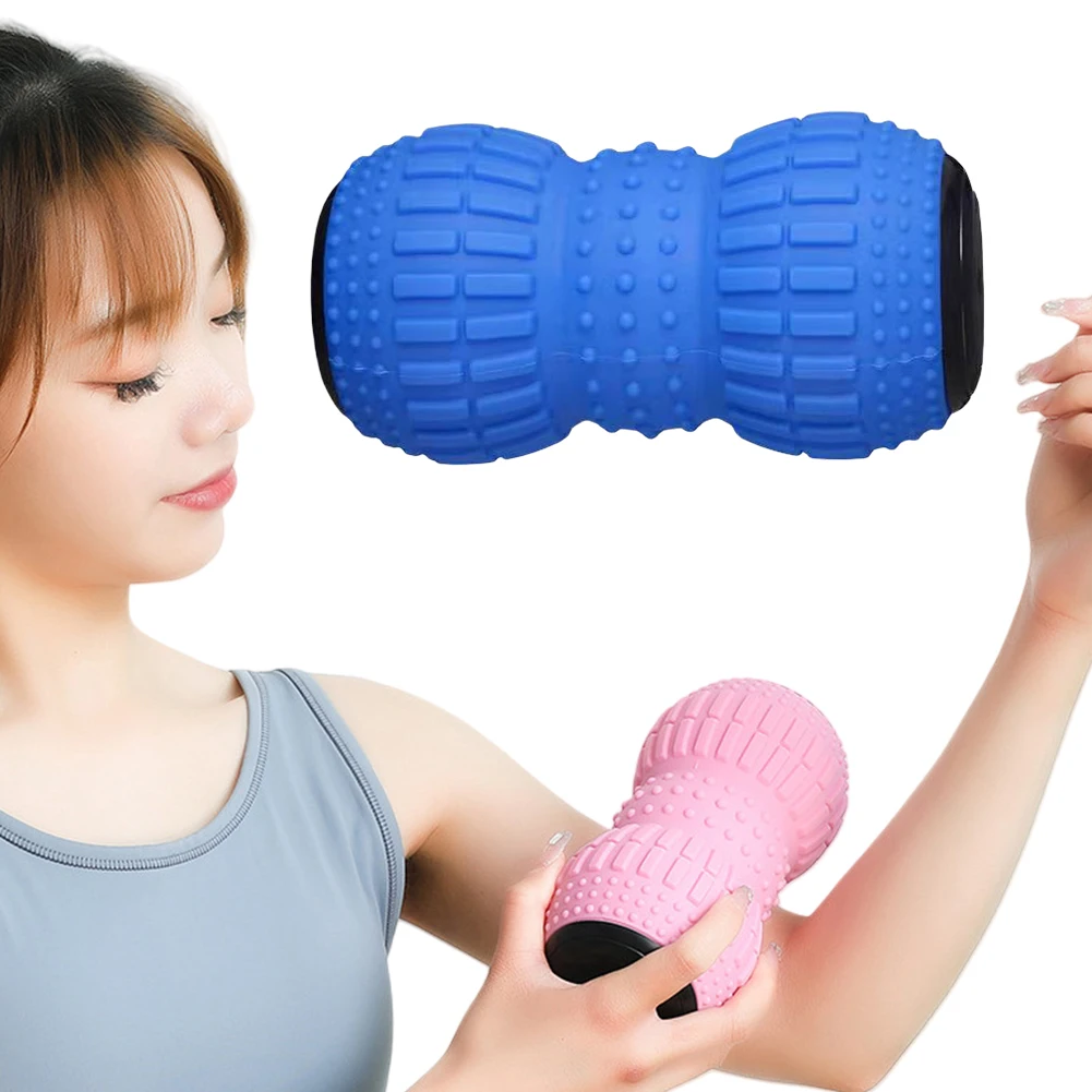 전기 피넛볼 충전식 요가 근막볼 3단 속도 조절 딥 티슈 롤러 (근막 이완 및 근육 회복용)