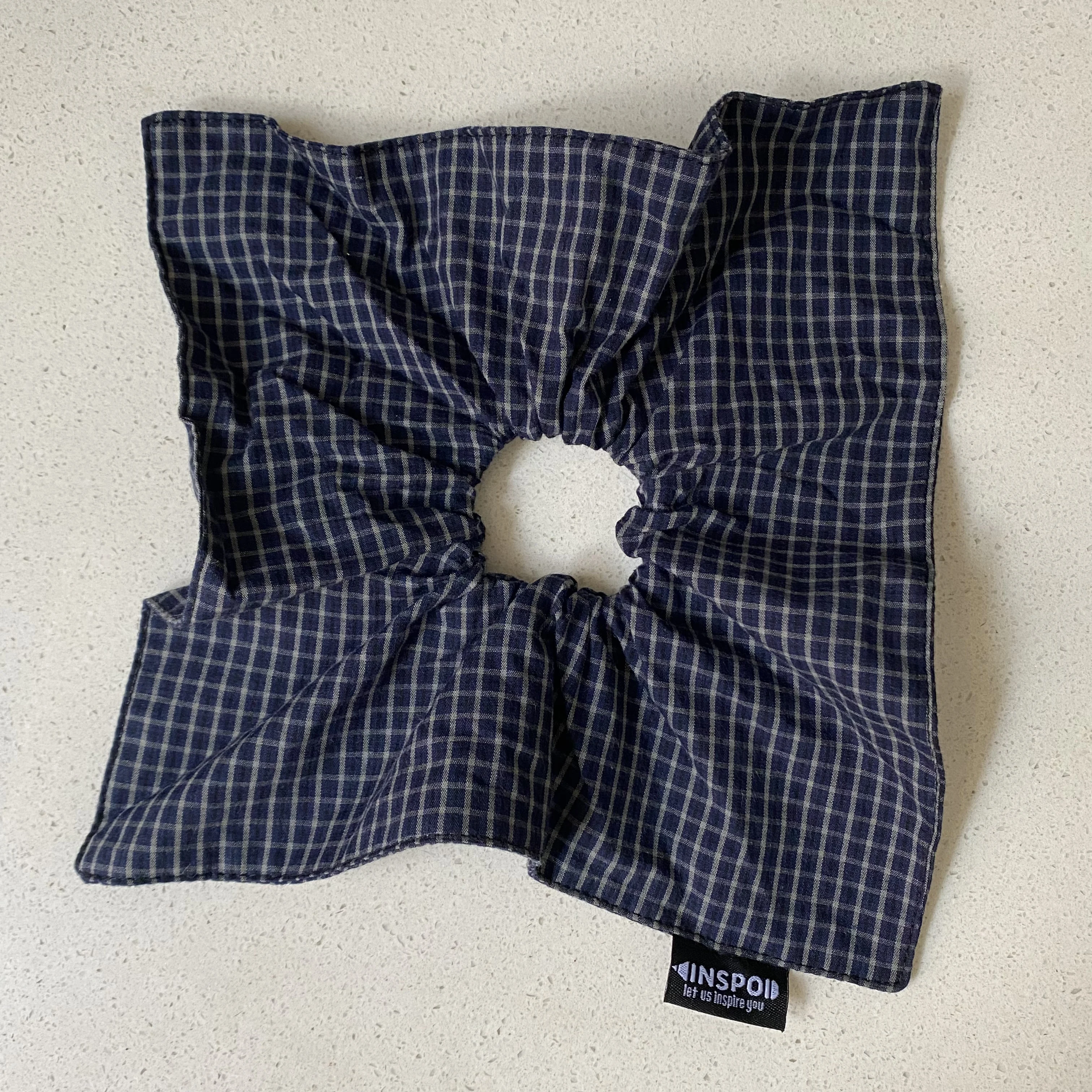 1PC Preppy Style Plaid Hair Accessories Set, 2 - Piece Scrunchie & Hair Tie, Cute College - Inspired Hair Decor For Women