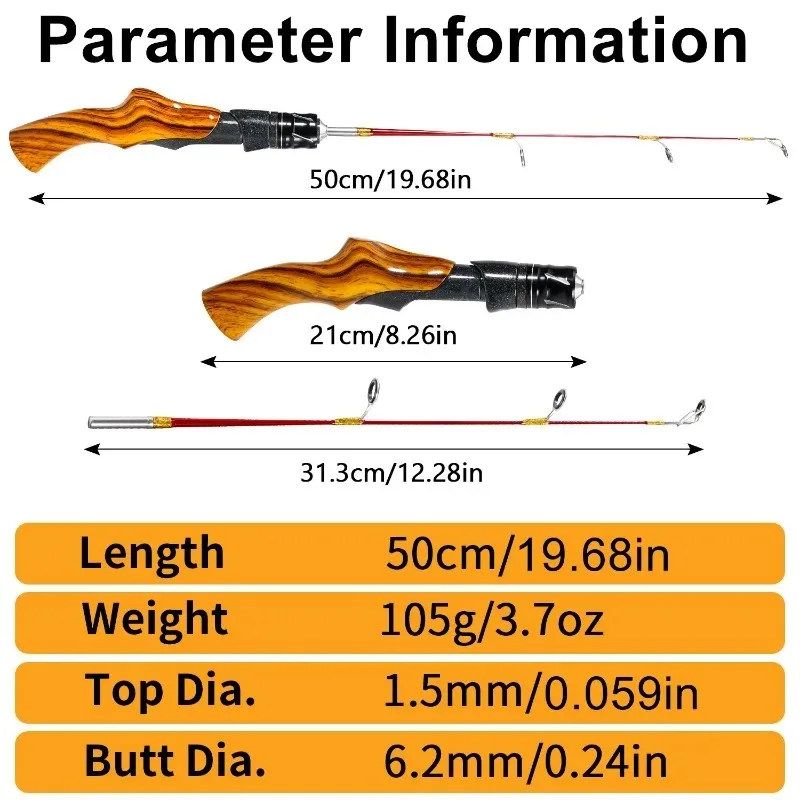 Sougayilang Ice Fishing Rod 2