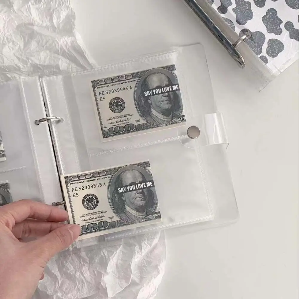 찢어짐 방지 돈 절약 바인더, PVC 방수 예산바인더 선물, 미니 저축 챌린지 북, 신제품