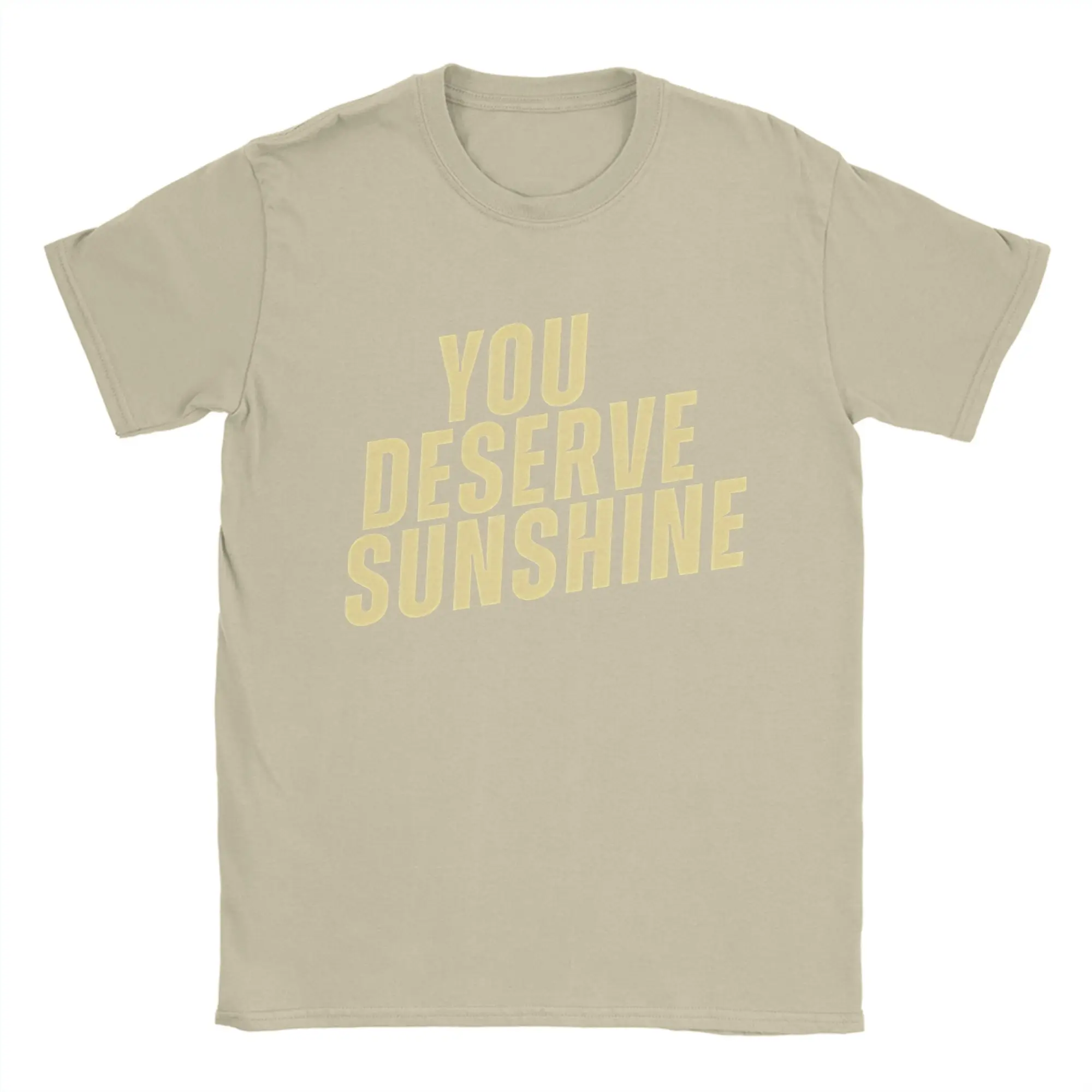 Men's You Deserve Sunshine Cotton Graphic Tee - Short Sleeve
