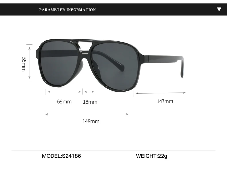 Schutzbrille 3 stücke Neue Frauen Doppel Brücke Quadrat Sonnenbrille Vintage Marke Designer Sonnenbrille Im Freien Fahren Shades UV400 – Detail 2