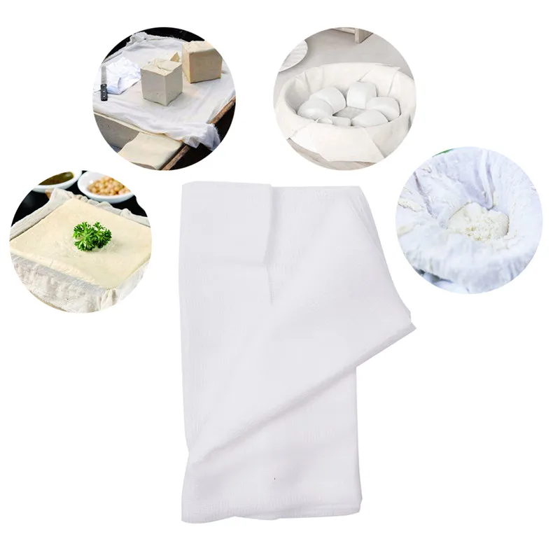 

3pcs Cheesecloth 1.5 Yards Storage Cheese Steamed Bun Compartment Cloth Kitchen Filter Gauze Steamed Pasta Filtered Tofu Stew