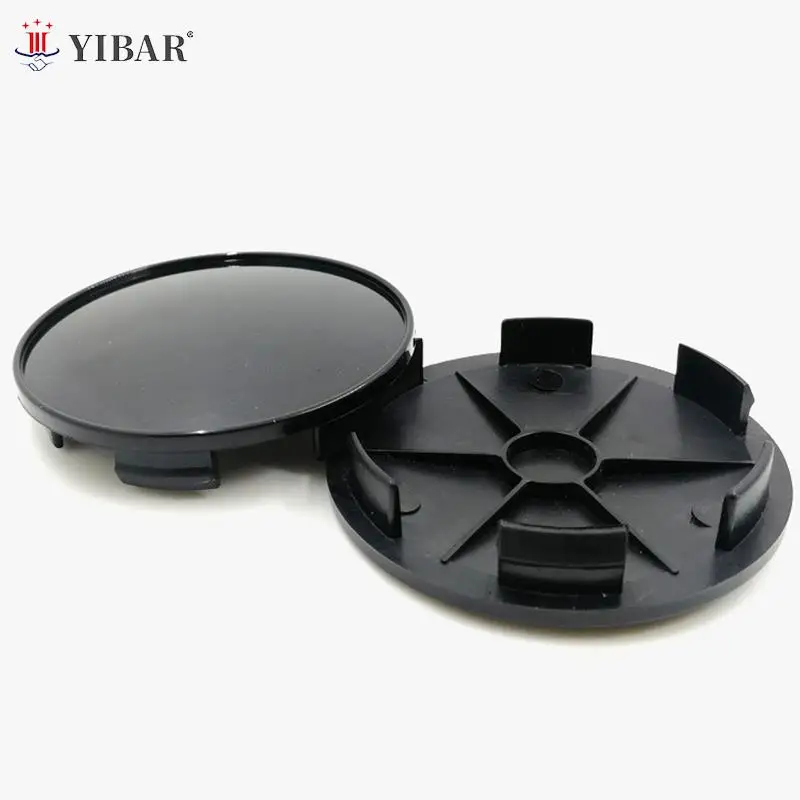 68mm Full Black Car Wheel Hub Center Caps Auto Rim DustProof Cover