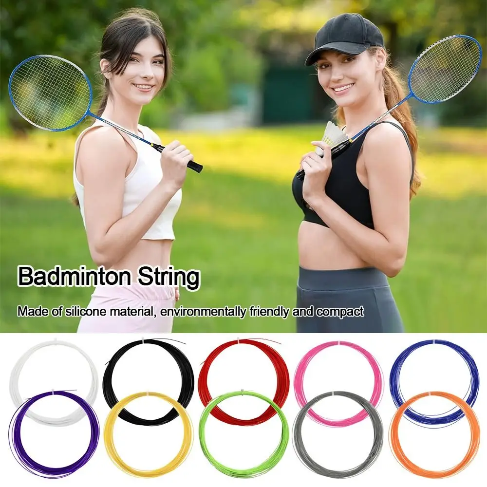 

Shock-absorbing Badminton String Durable High Flexibility Nylon Racquet String Badminton Racket Line Outdoor Sport