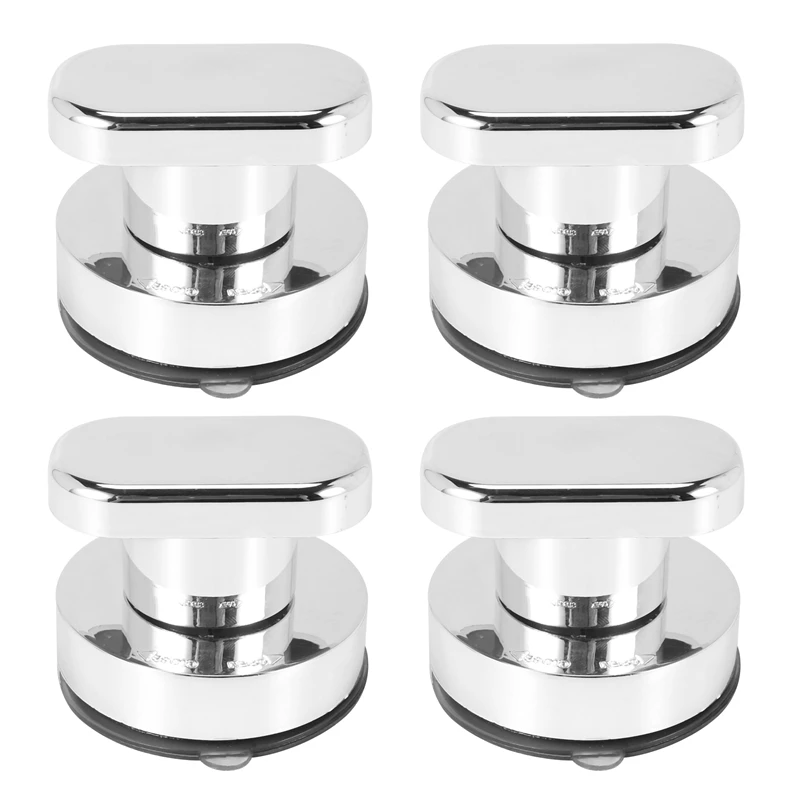 

4X Sucker Handle Door Refrigerator Drawer Bathroom Pull Knob Wall Mount Handrail No Screw Furniture Hardware