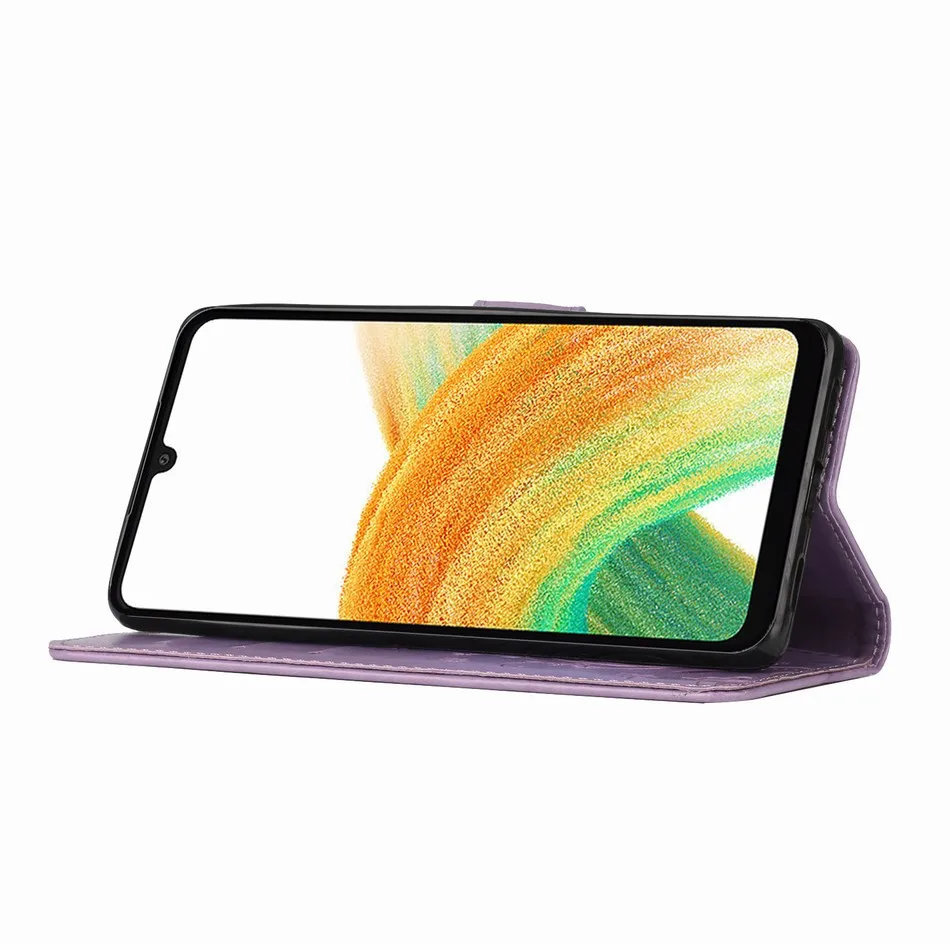 Elegant Leather Women's Wallet Case - Solid Color Design
