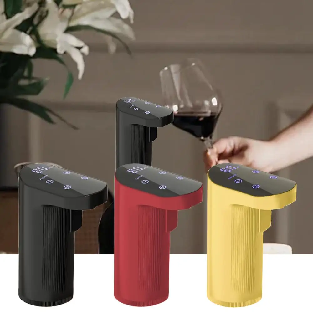 Electric Aerator in Use at Home or Bar