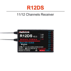 Enhanced Multi - Channel 2.4G RC Receiver for Remote Control Systems (R12DS)