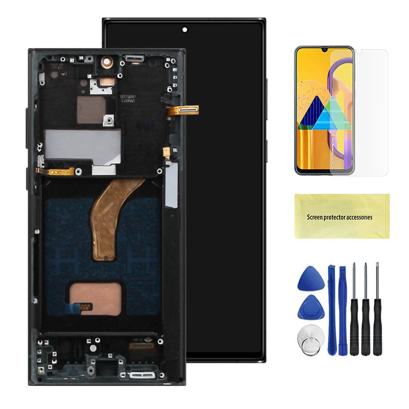 6,8 Inch AMOLED Origineel voor S22 Ultra, LCD-scherm met
