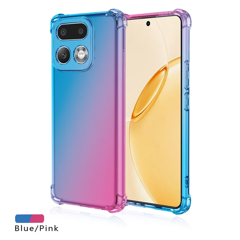 Shockproof Gradient TPU Protective Clear Cover Case