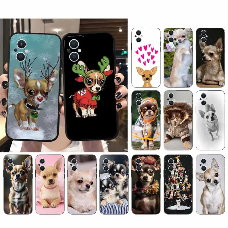 

Chihuahua Puppy Dog Phone Case For OPPO Reno8 Pro Plus Reno8 T Reno6 7 8 5 Lite Reno7 8 6 4 Pro Reno5 Z Reno9 Pro