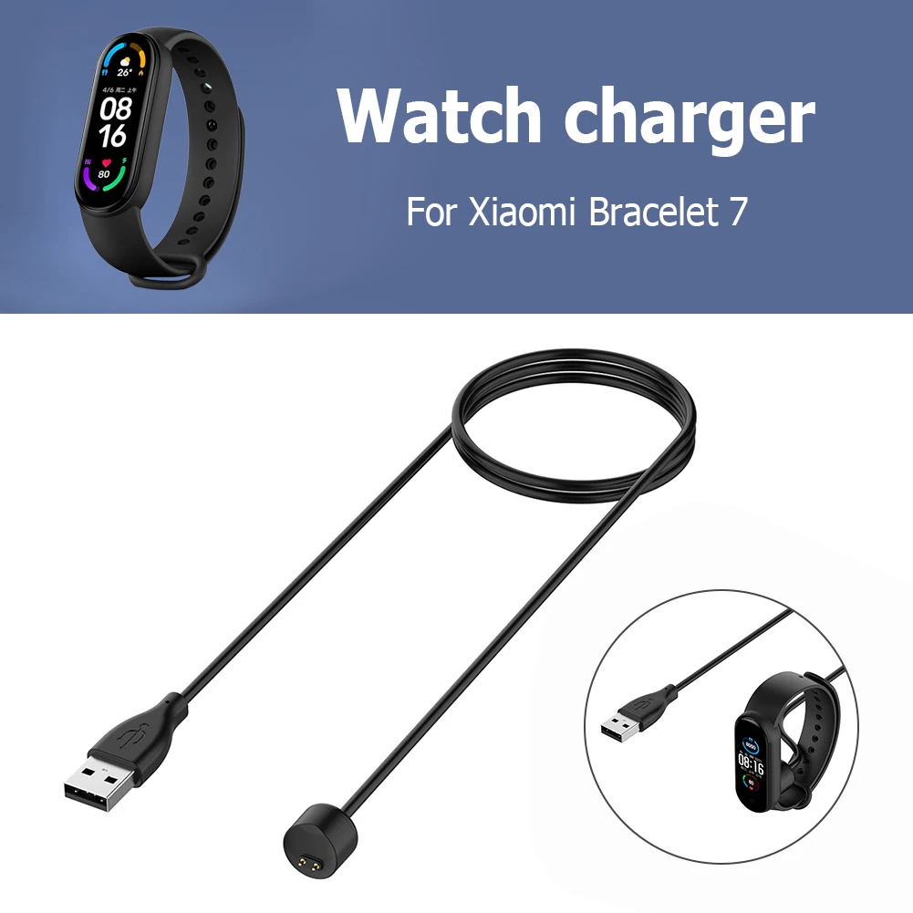

Зарядное устройство для смарт-браслета Xiaomi Mi Band 7, USB-кабель для зарядки Xiaomi Mi Band 7, портативный USB Магнитный шнур для зарядного устройства