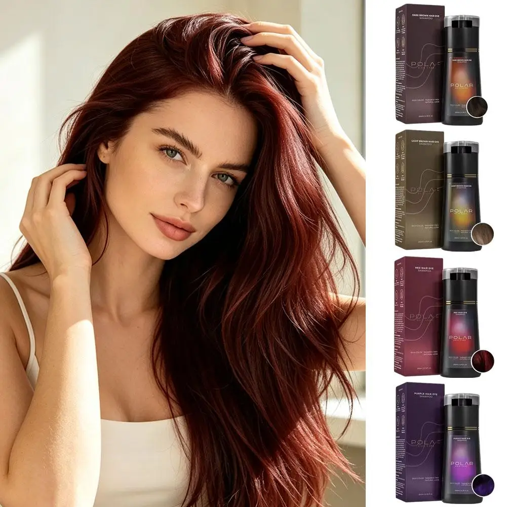 Shampoo Colorante per Capelli 3in1 a Base di Erbe, Tintura e Nutrimento, Multicolore Naturale e Duraturo - immagine 3