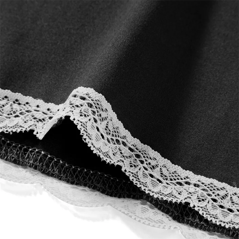 y2k Lace Trim Crop Top Women Sweetheart Neck Short Sleeve T Shirt with Bow Coquette Aesthetic Clothes 2000s Streetwear