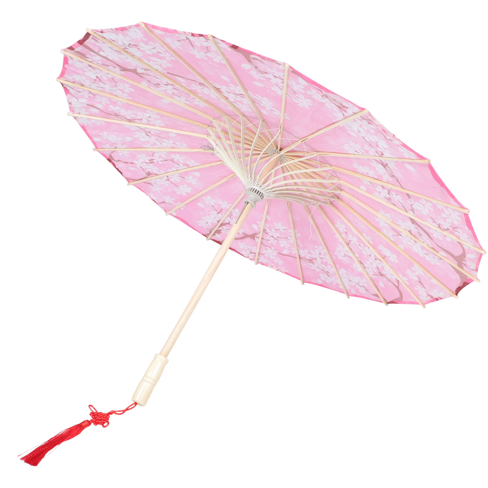 Paraguas de seda, sombrilla japonesa delicada, paraguas Chic con flores| | - AliExpress